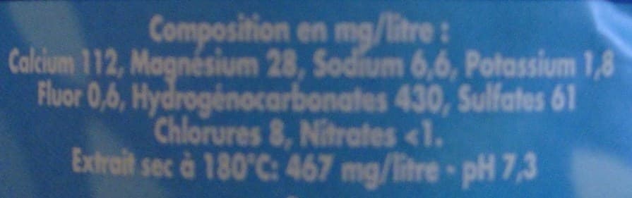 Chantereine Eau de source Chantereine packshot