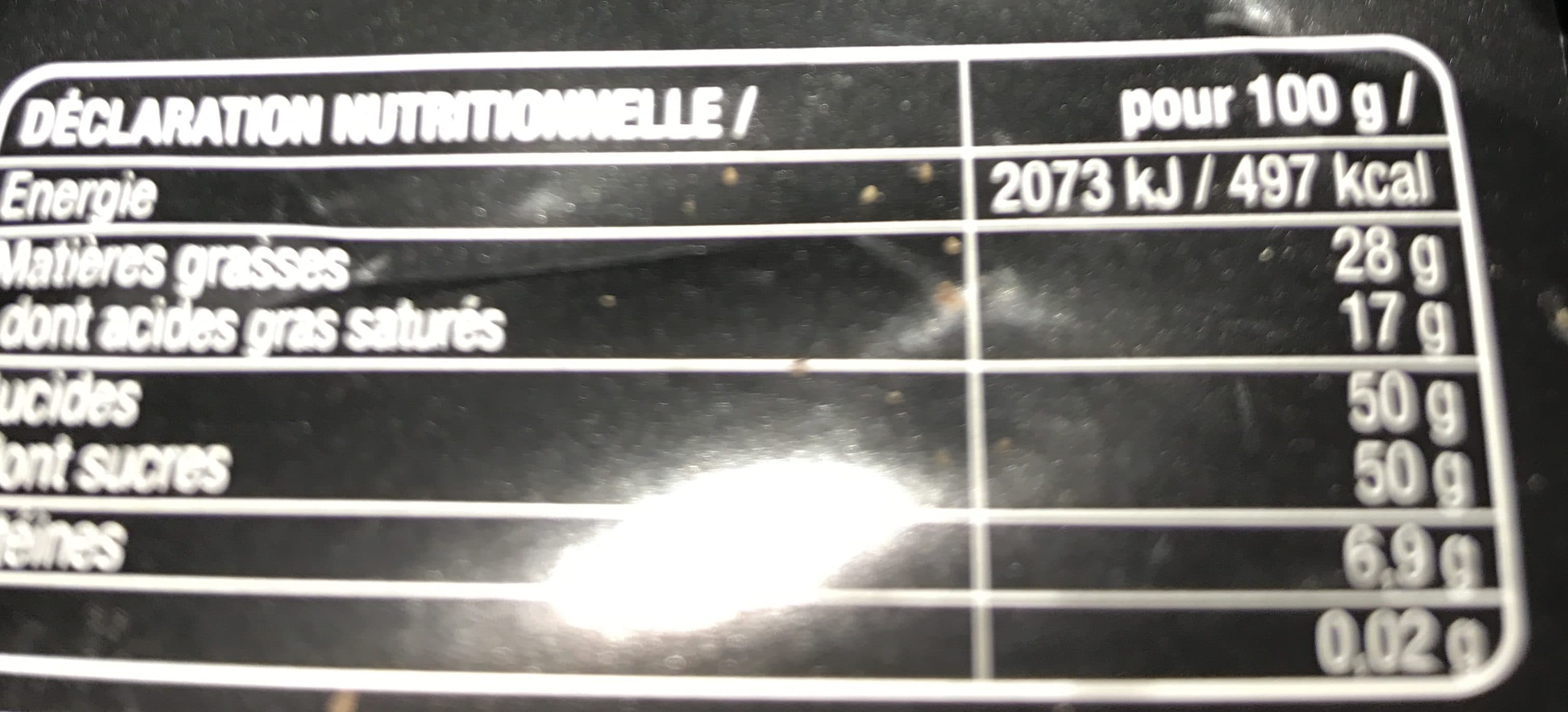 Cémoi Chocolat noir 50% cacao minimum packshot