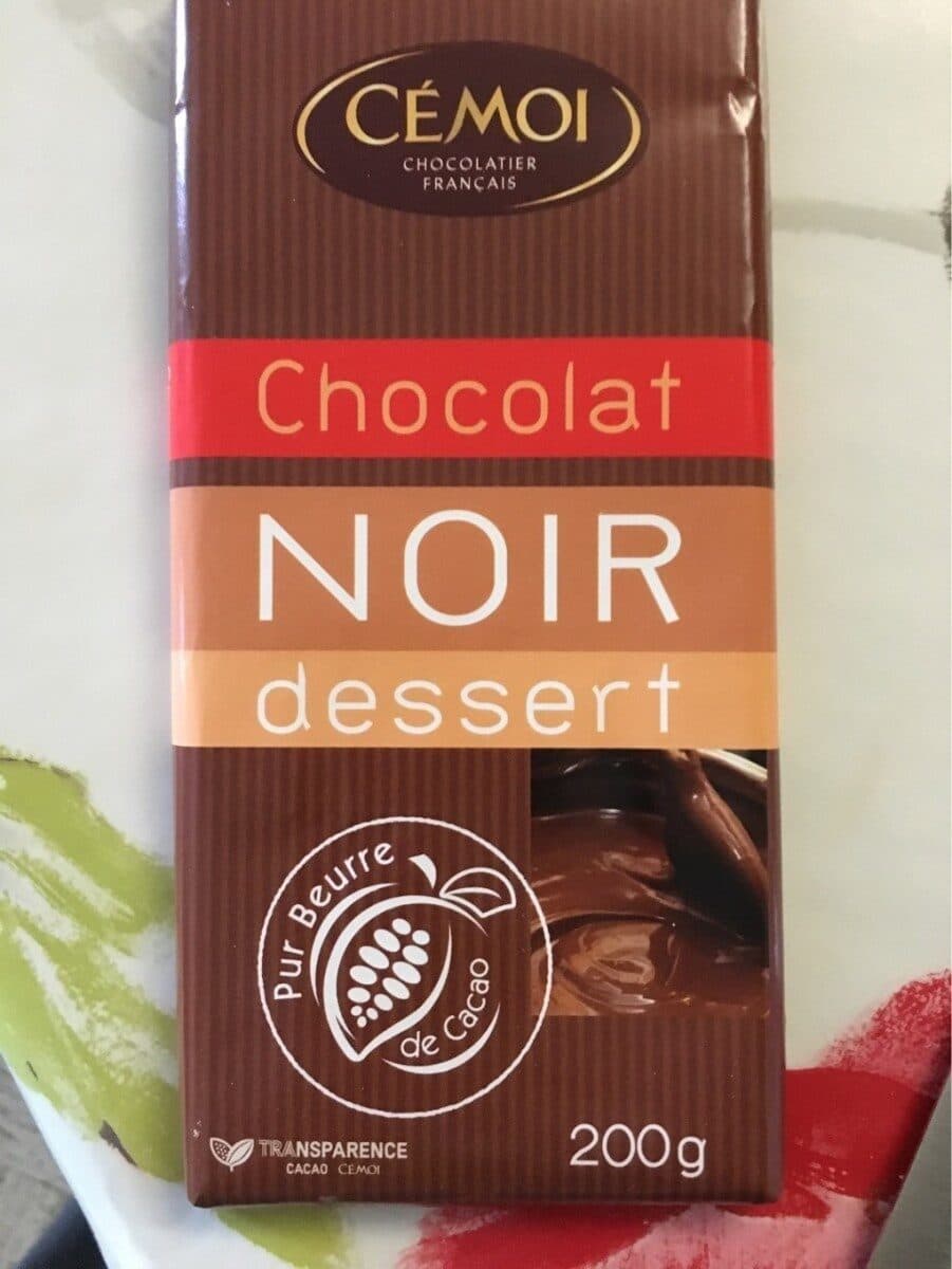Cémoi Chocolat noir dessert packshot