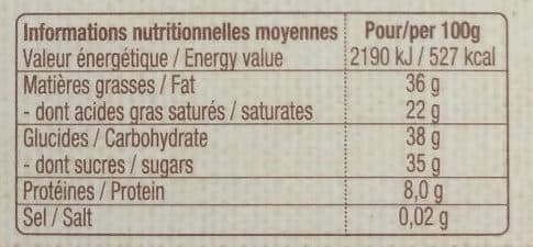 Cémoi Chocolat Noir 64% de cacao au quinoa Bio packshot