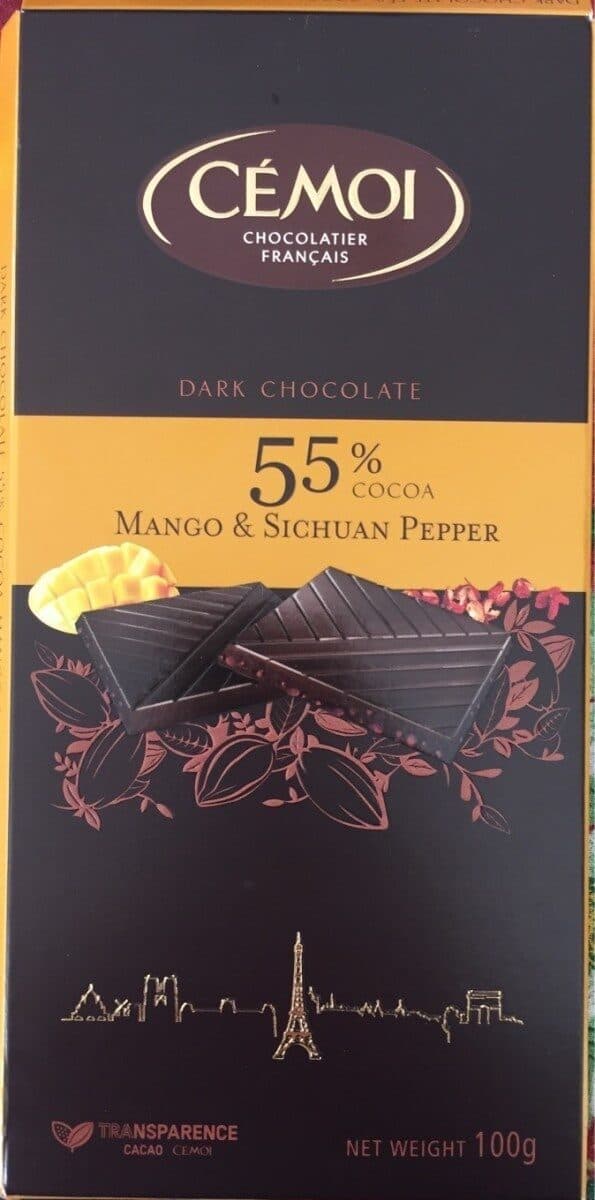 Cémoi Cocoa Mango and Sichuan Pepper packshot