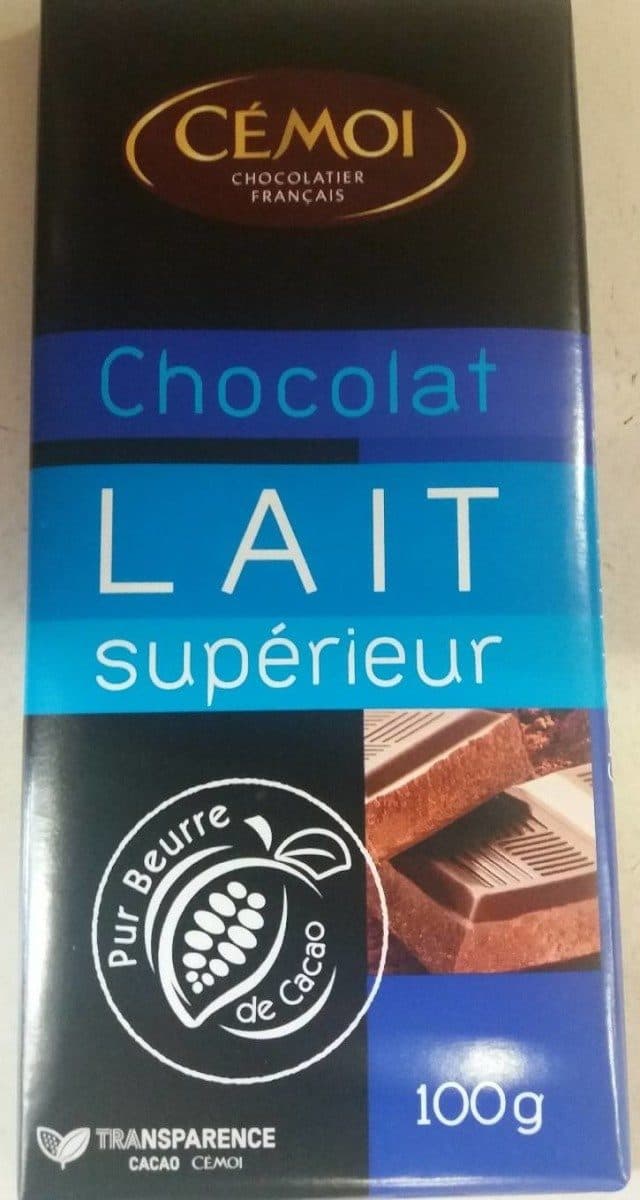 Cemoi Chocolat Lait Superieur packshot