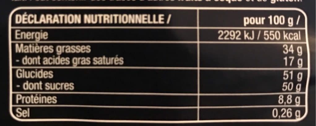 Cémoi Chocolat lait & éclats de noisettes packshot