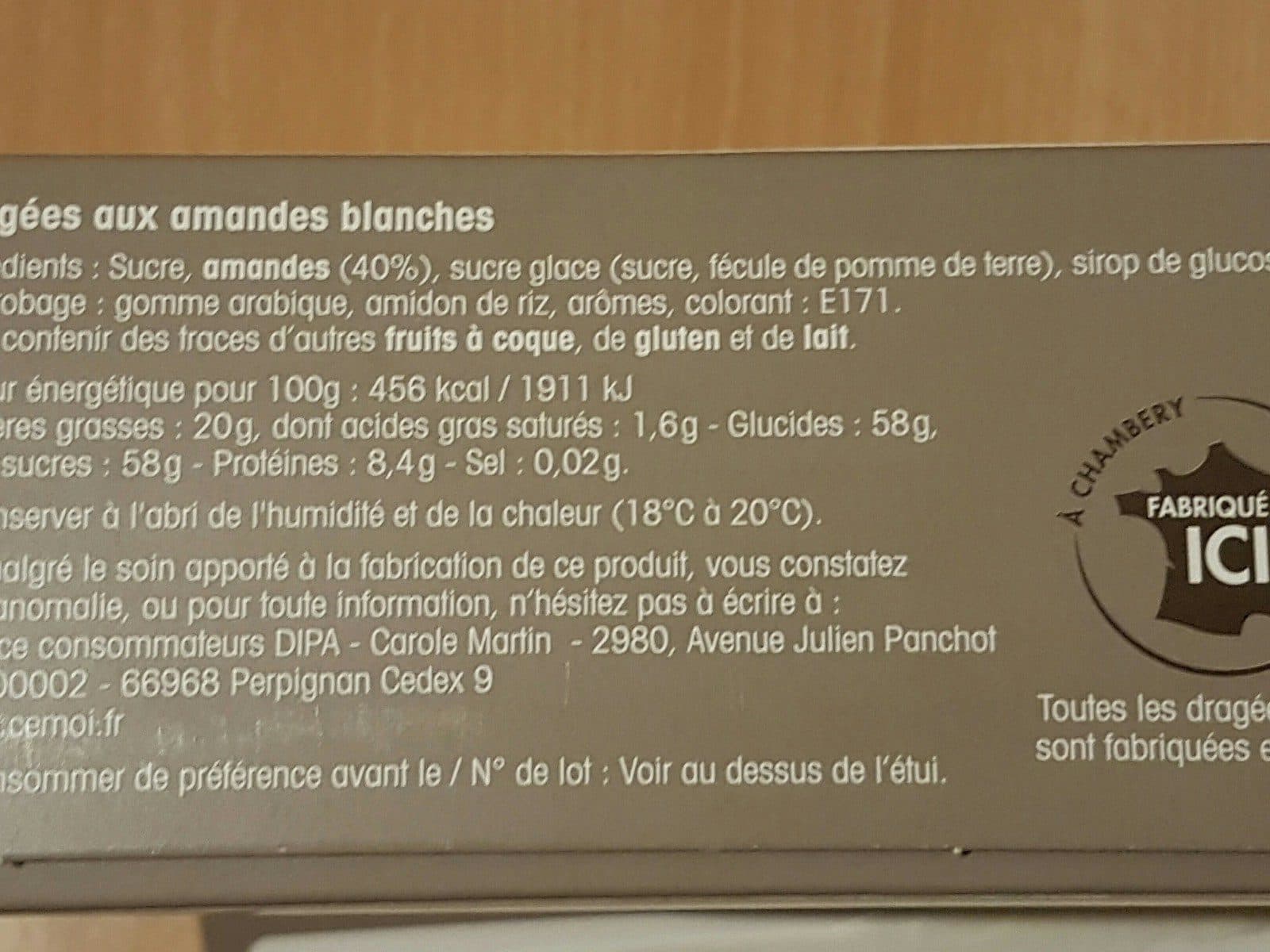 Cemoi Dragées packshot