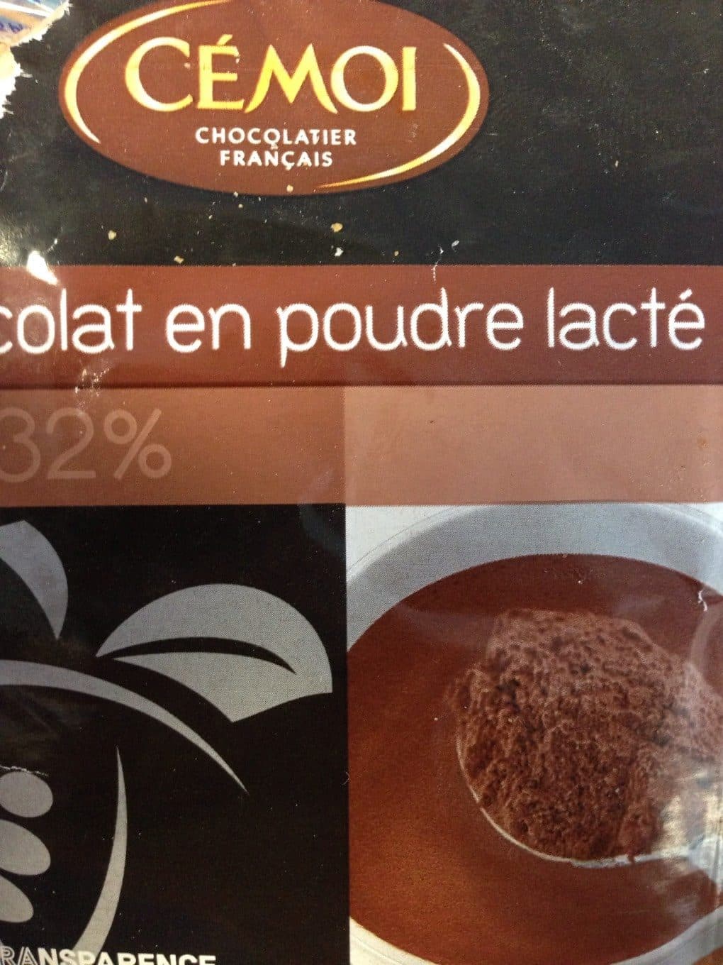 Cémoi Chocolat en Poudre Lactée 32 % packshot