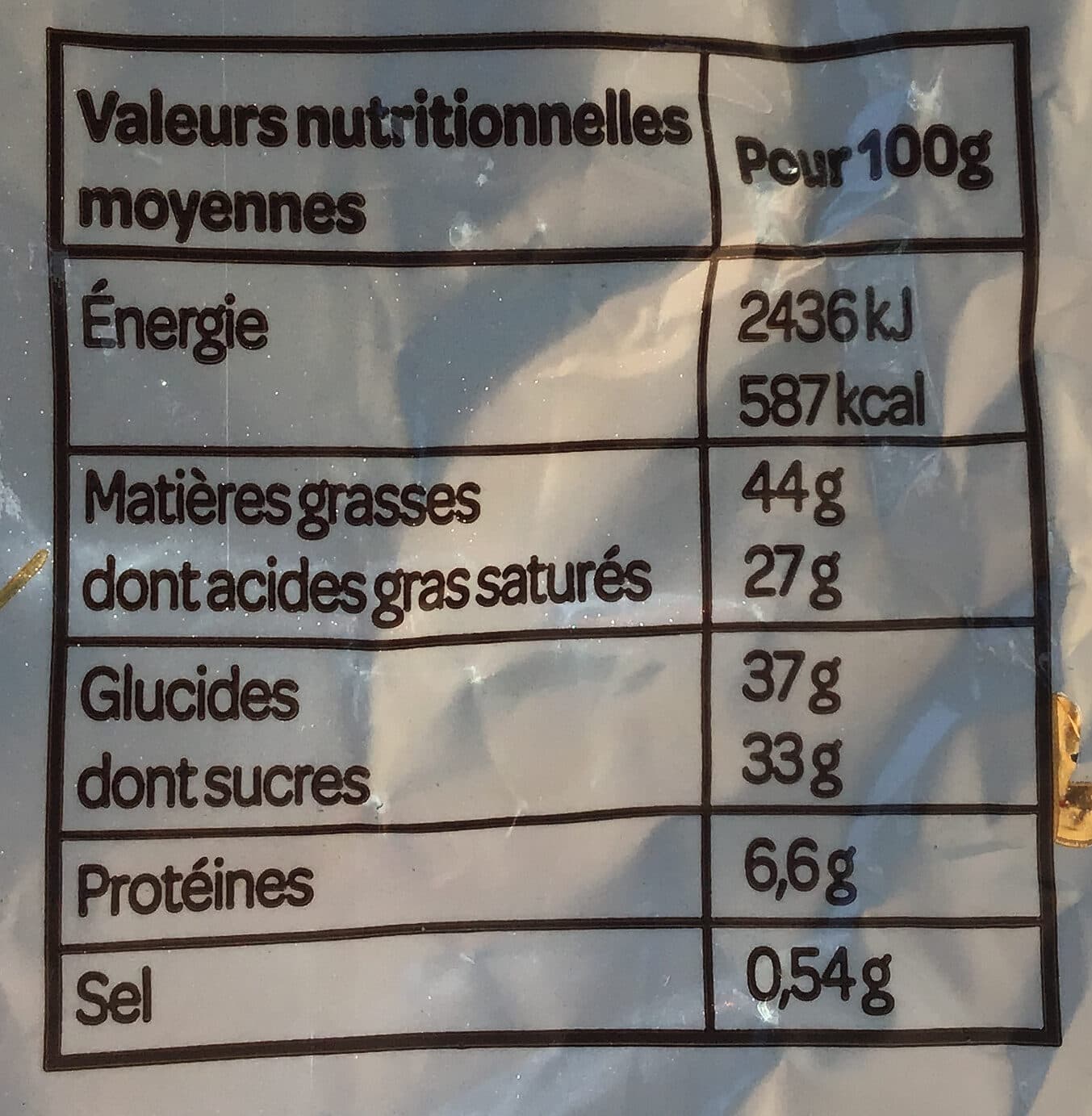 Cémoi Bonbons Chocolat Noir Pointe de Sel packshot