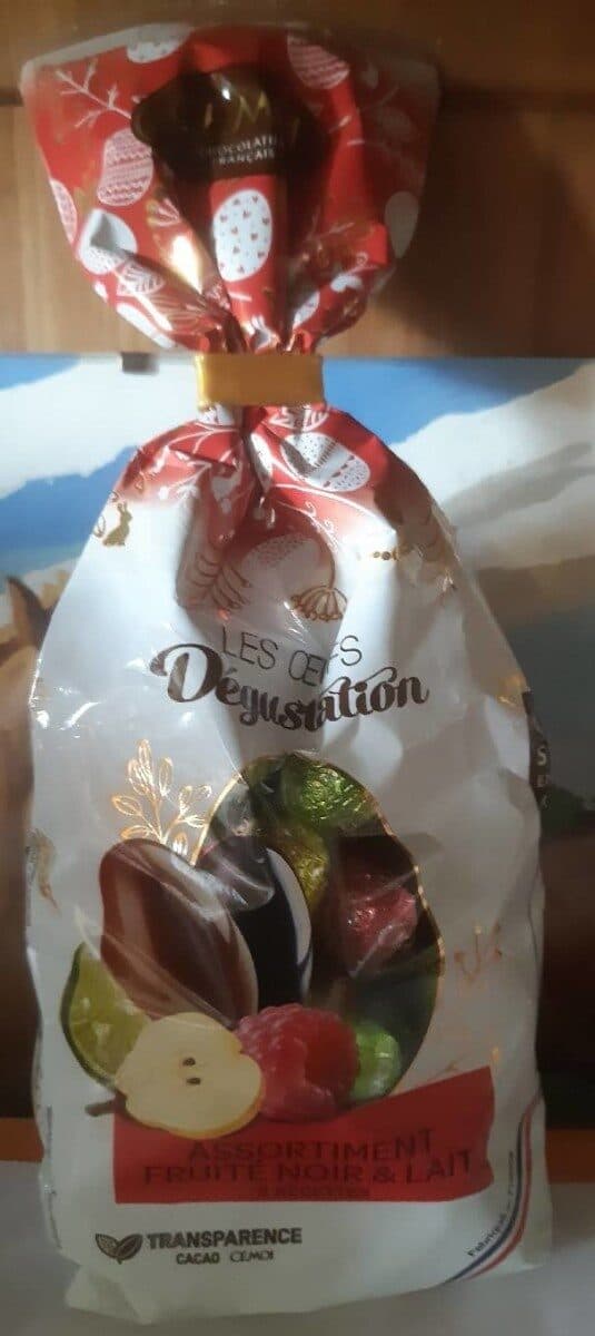 Cémoi Assortiment fruité noir & lait packshot