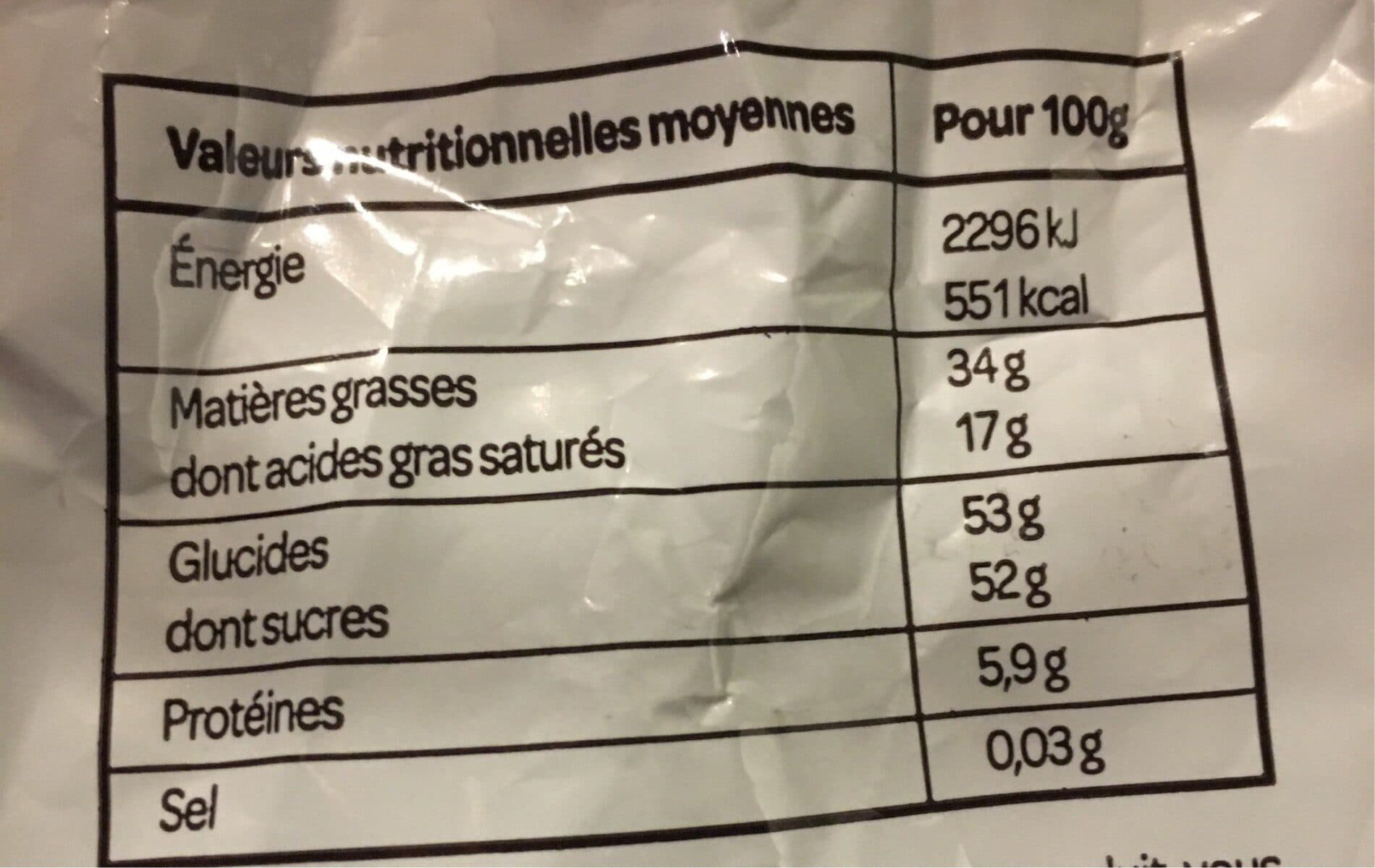 Cémoi Fritures dégustation noir praliné packshot