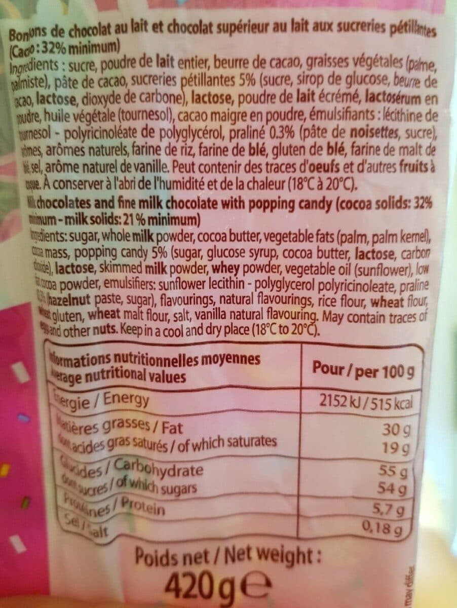 Cémoi Oeufs chocolat au lait packshot