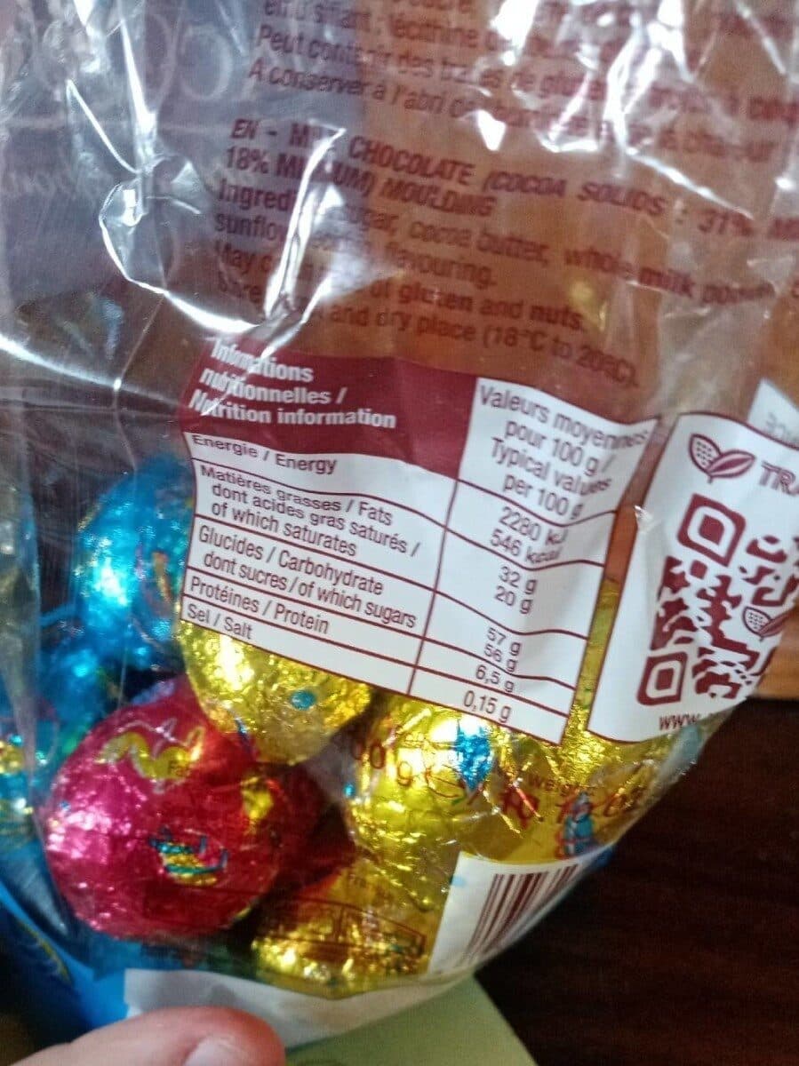 Jaquot Oeufs en chocolat packshot