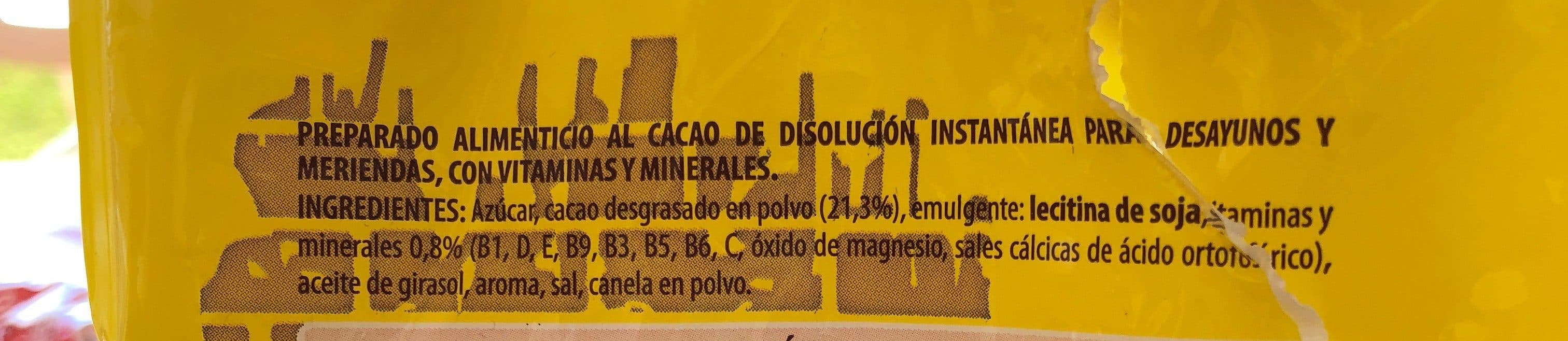 CaoBon Cacao instantáneo packshot