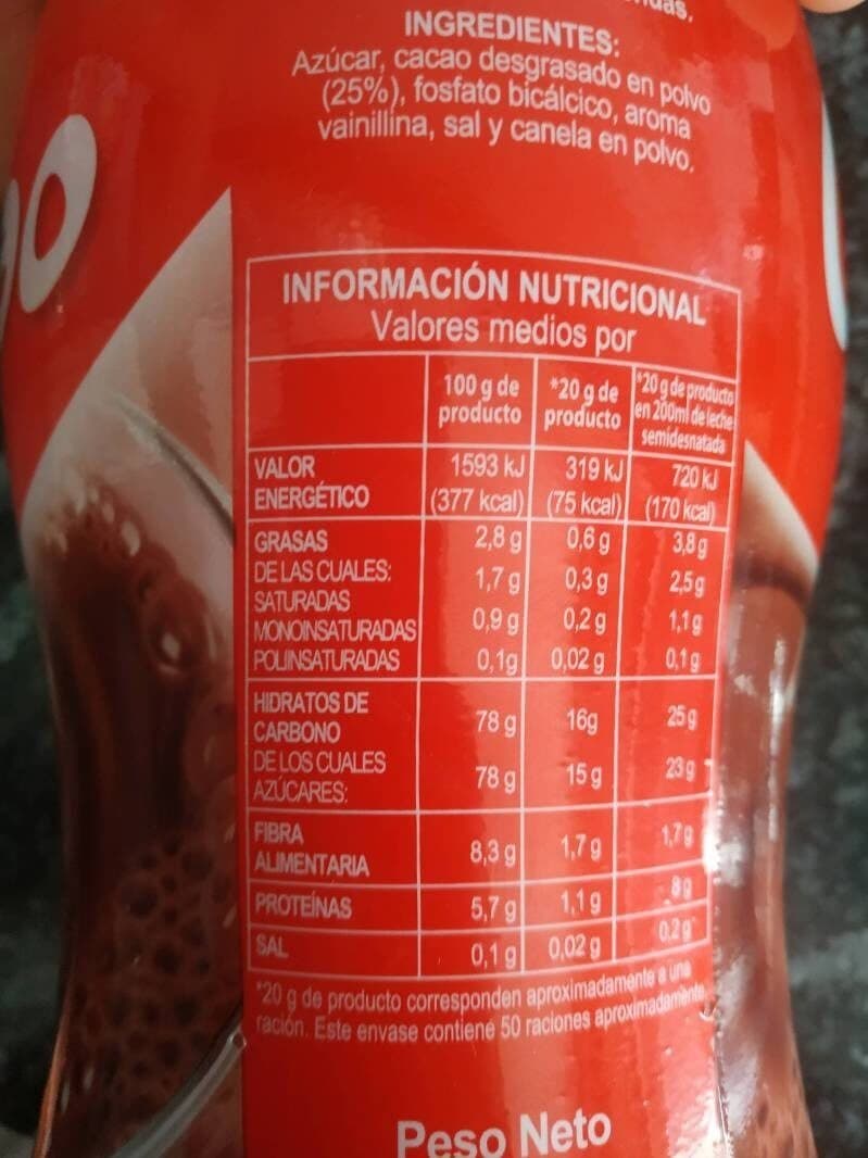 CaoBon Cacao soluble packshot