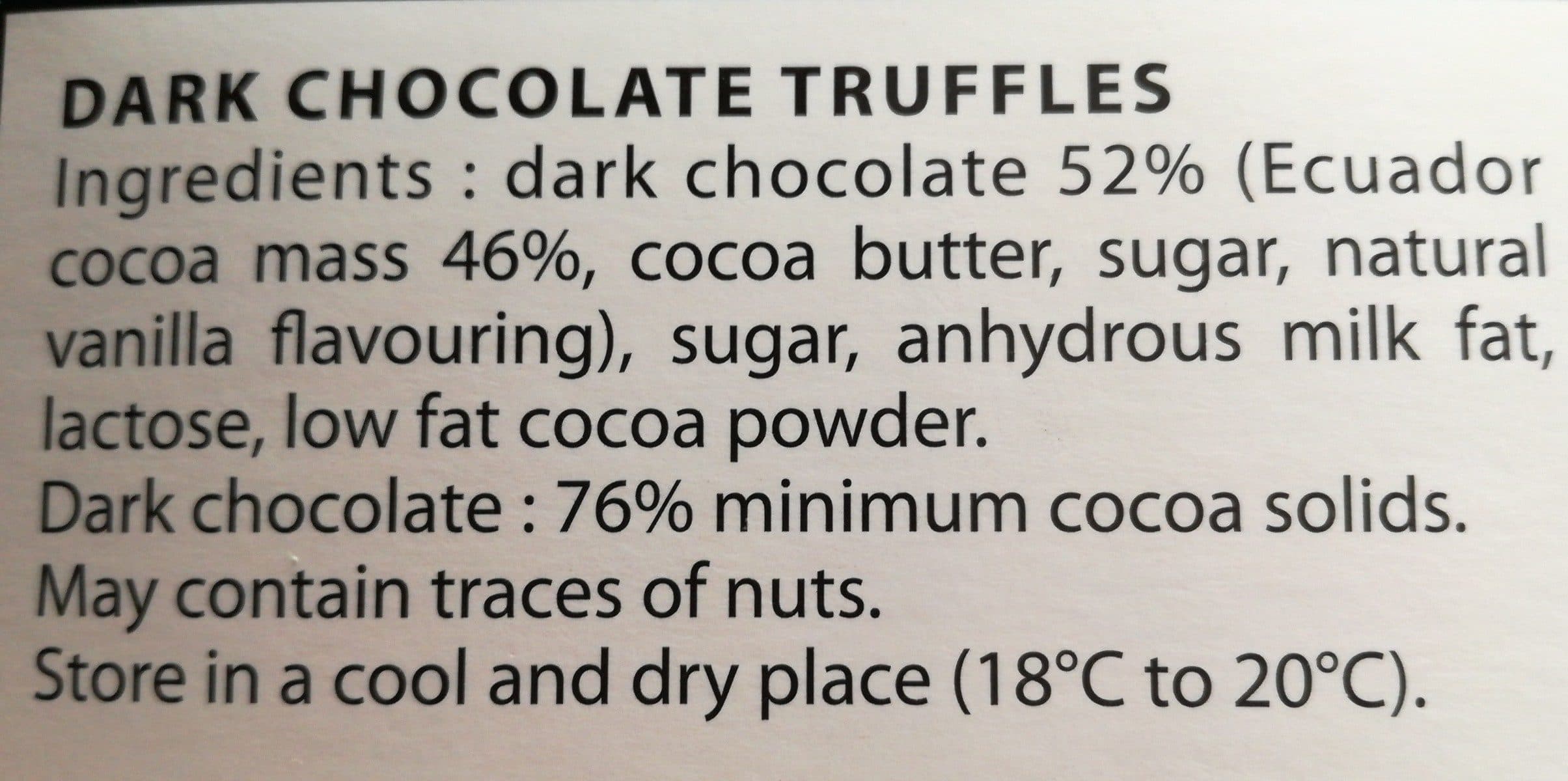 Cémoi Truffes chocolats packshot