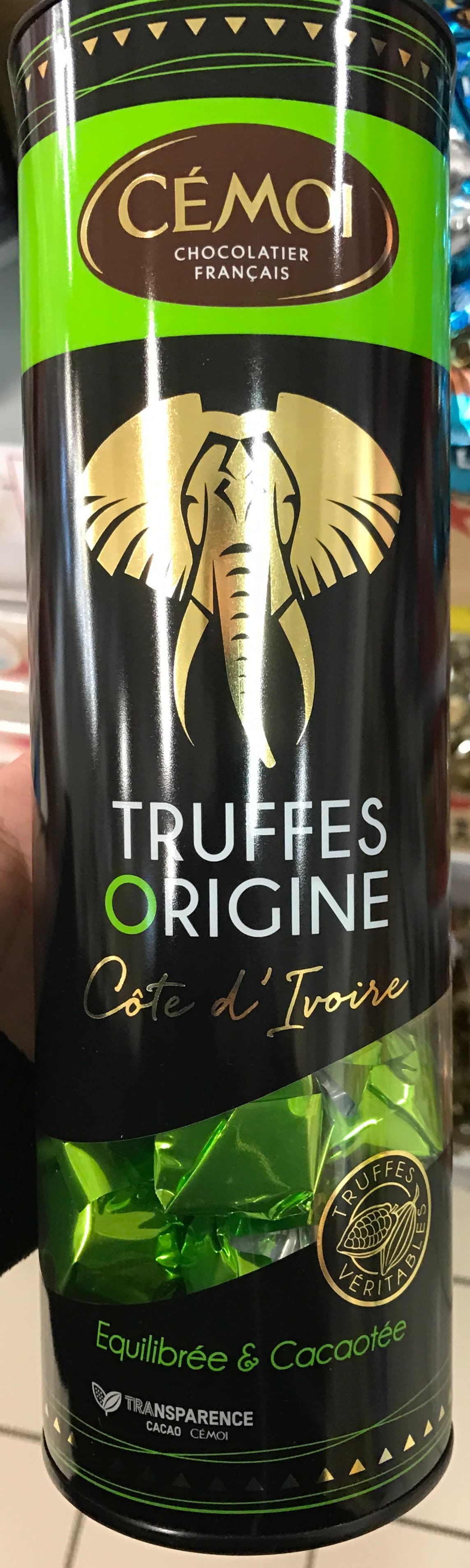 Cémoi Truffes Origine Côte d'Ivoire packshot