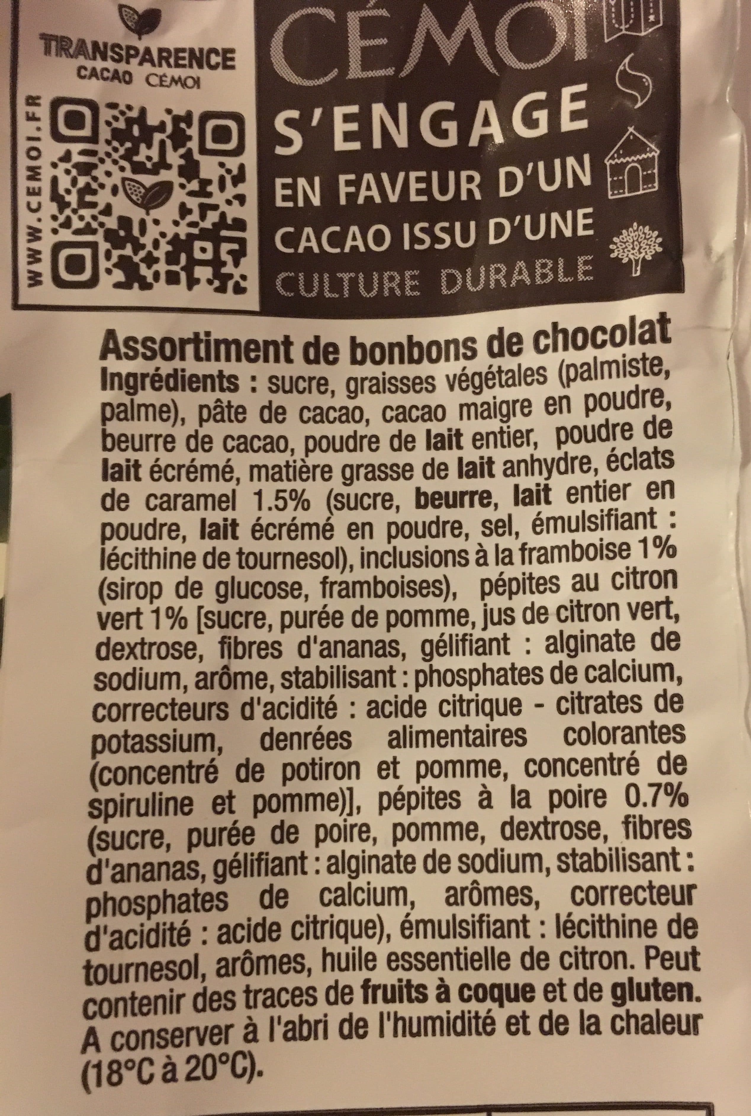 Cémoi Chocolatier Francais Delicieusement fruité packshot