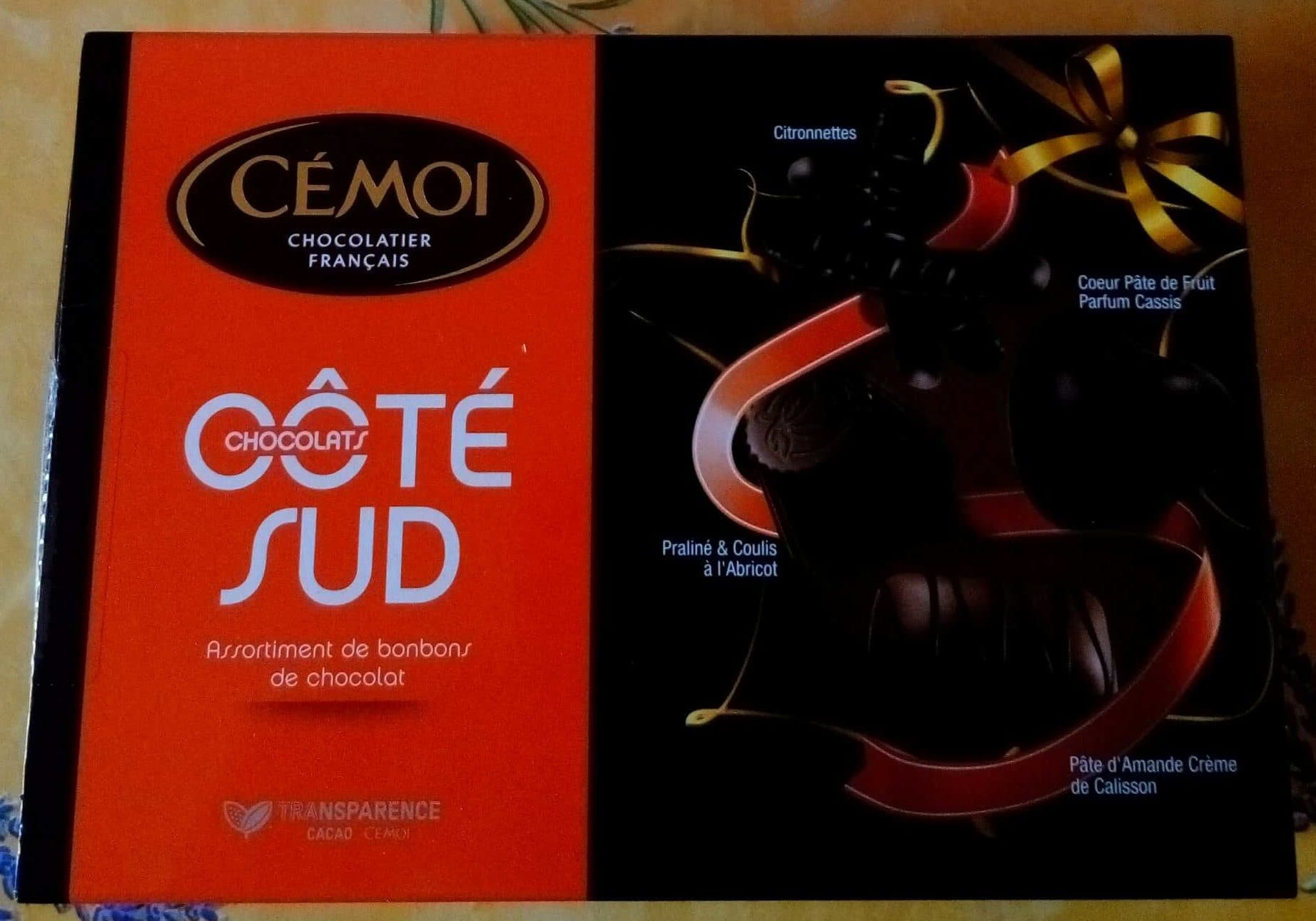 Cémoi Chocolats Côté Sud packshot