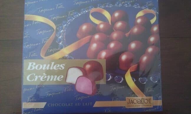 Jacquet Boules de chocolat au lait fourrees creme JACQUOT packshot