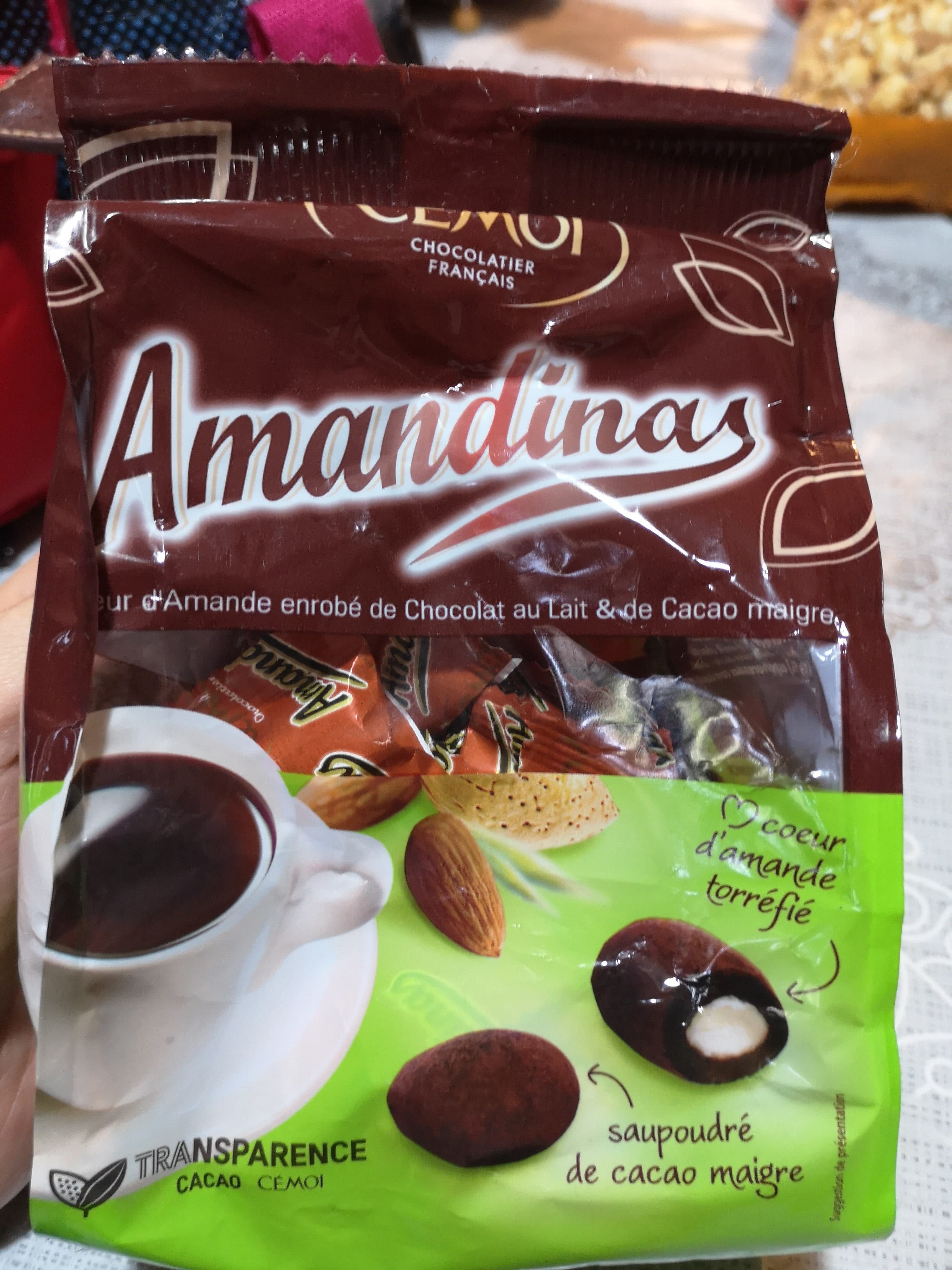 Cemoi Amandinas chocolat au lait packshot
