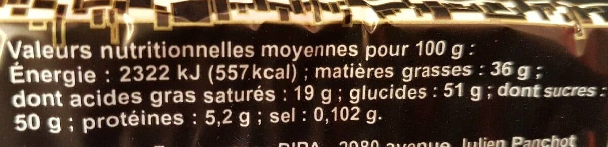 Open Food Facts Rocher noir packshot