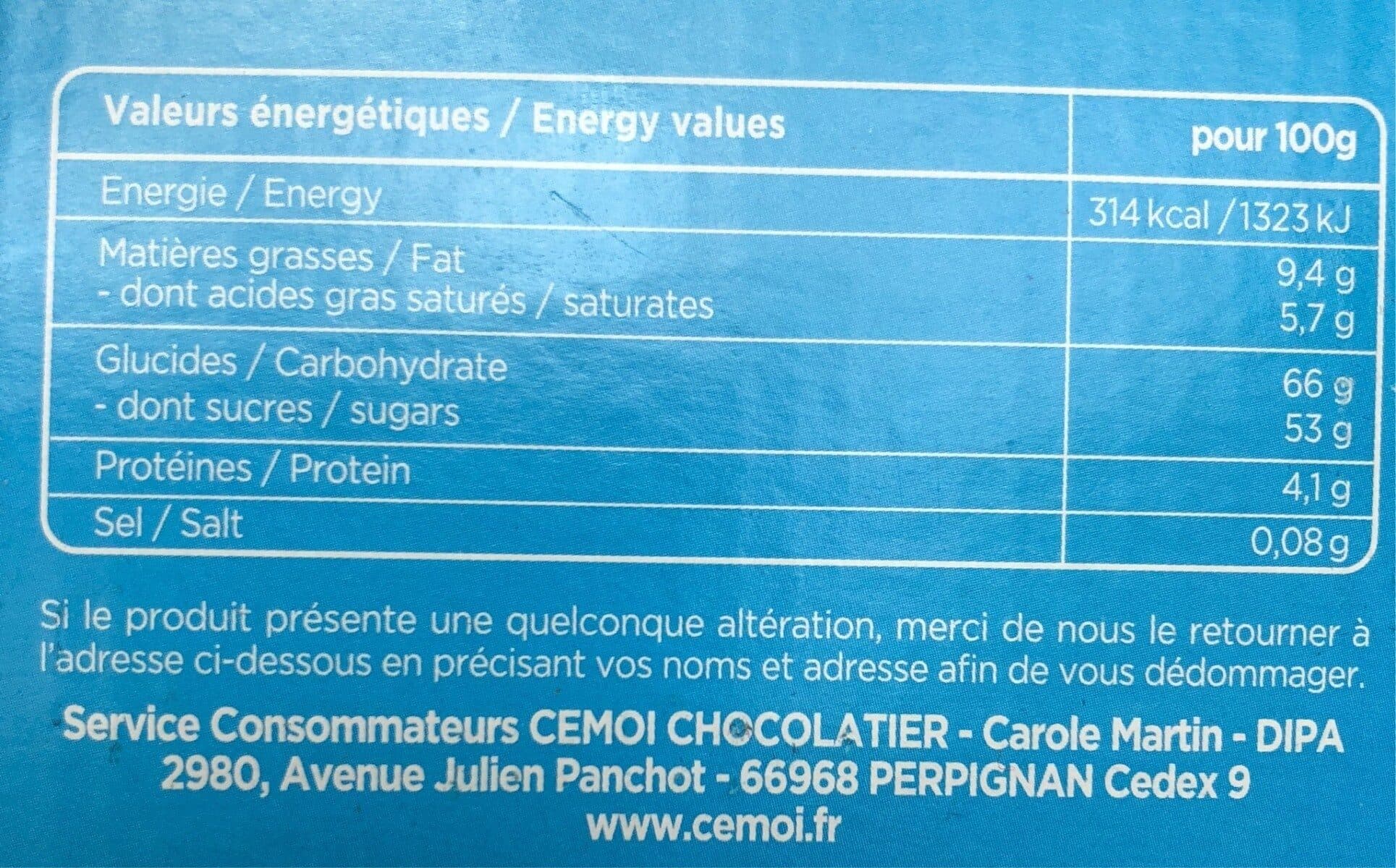 Cémoi Bouquet D Or Oursons Emballés à La Guimauve x 80 packshot
