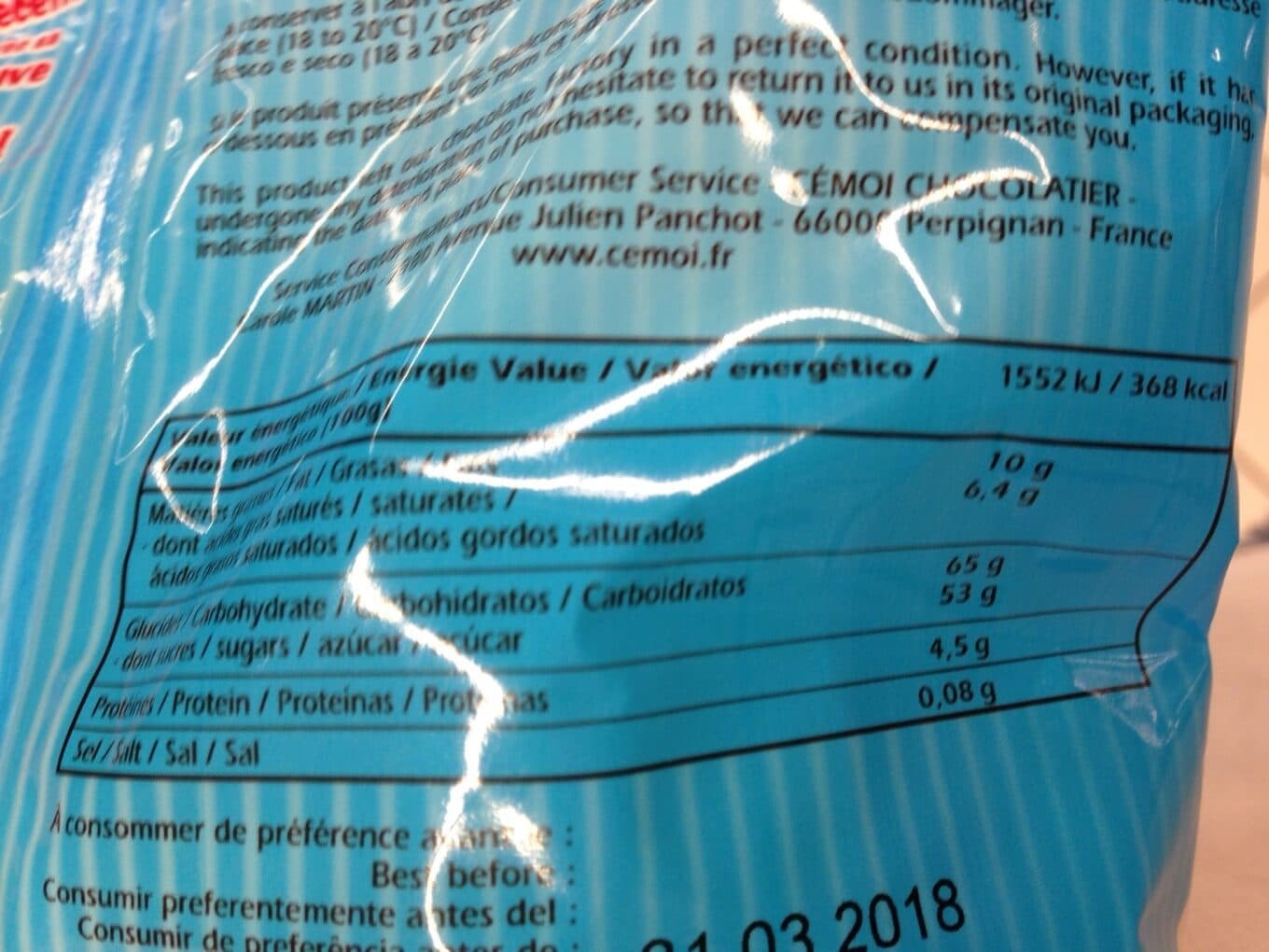 Cemoi Sachet Pt.ourson Chocolat Blanc 180G Cemoi packshot