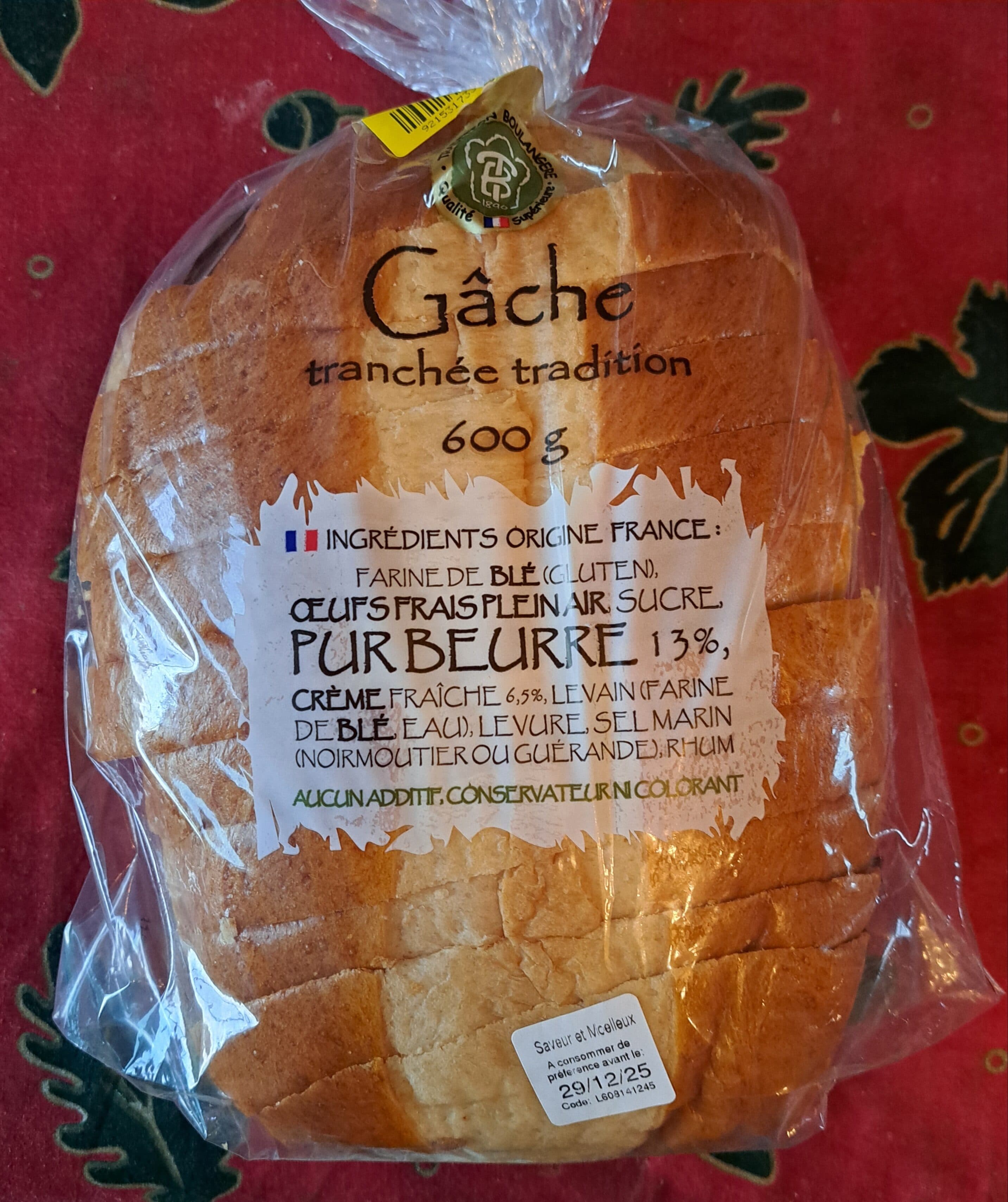 Brioches et viennoiseries thomas Gâche en tranches épaisses packshot