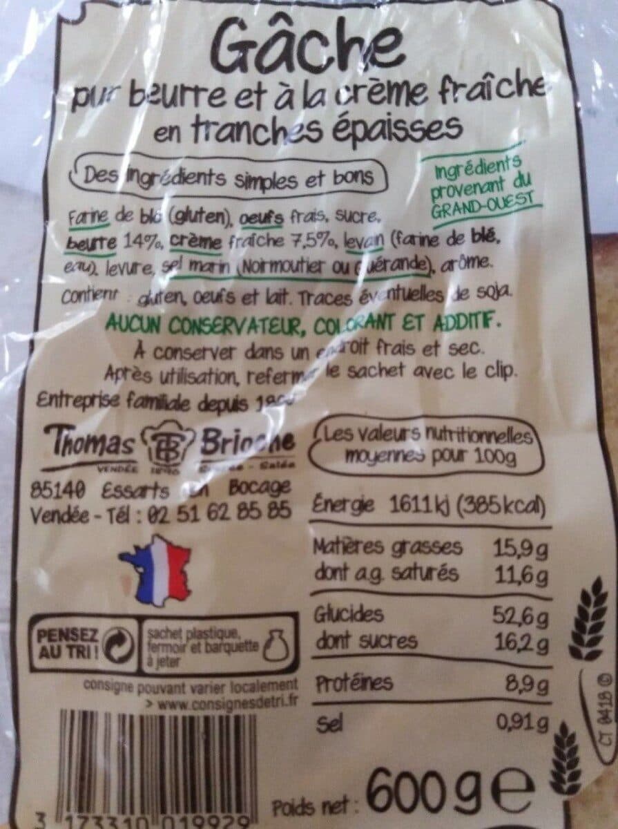 Thomas Brioche Gâche packshot