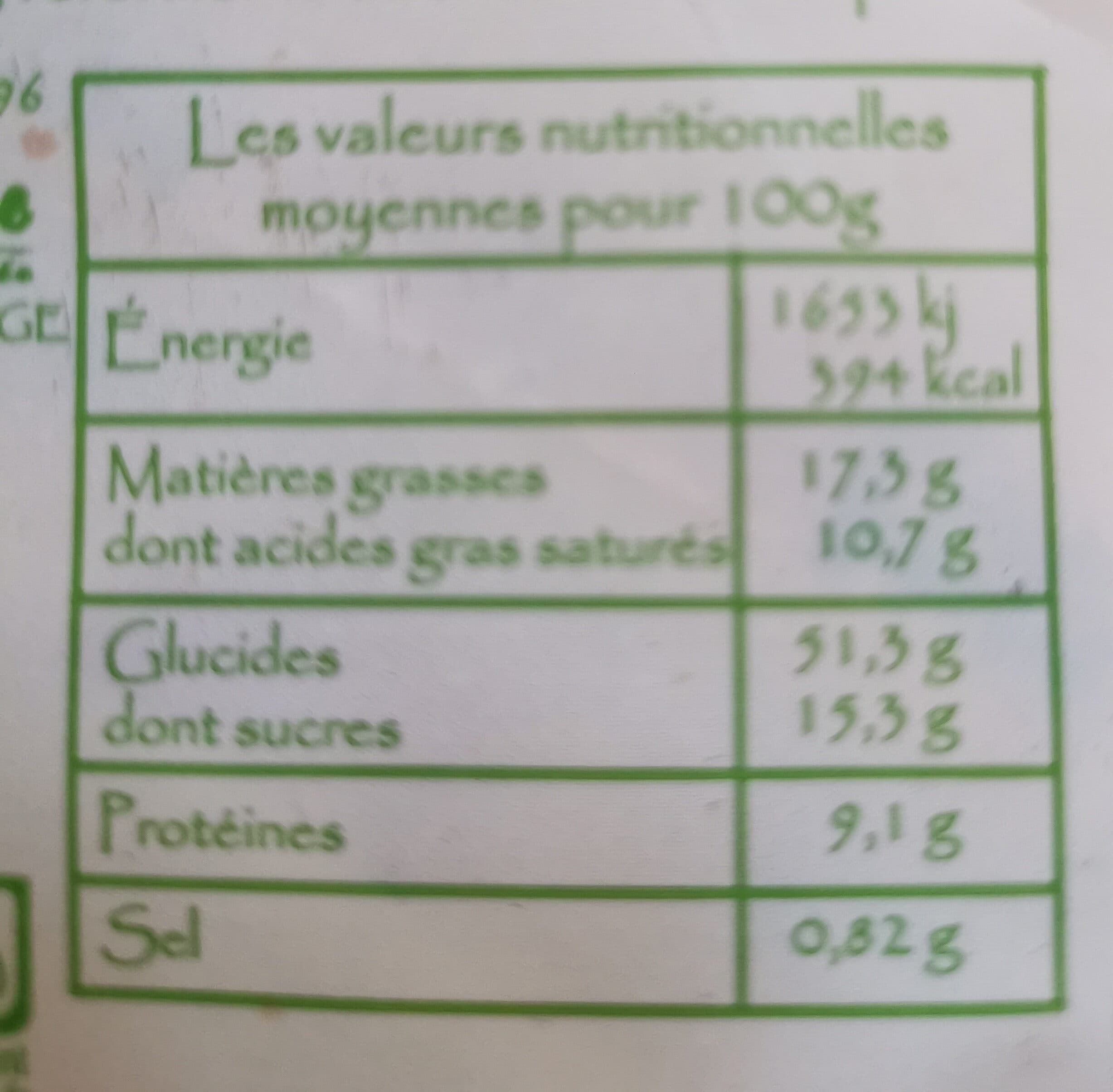 Bio GACHE BIO EN TRANCHES 350G packshot