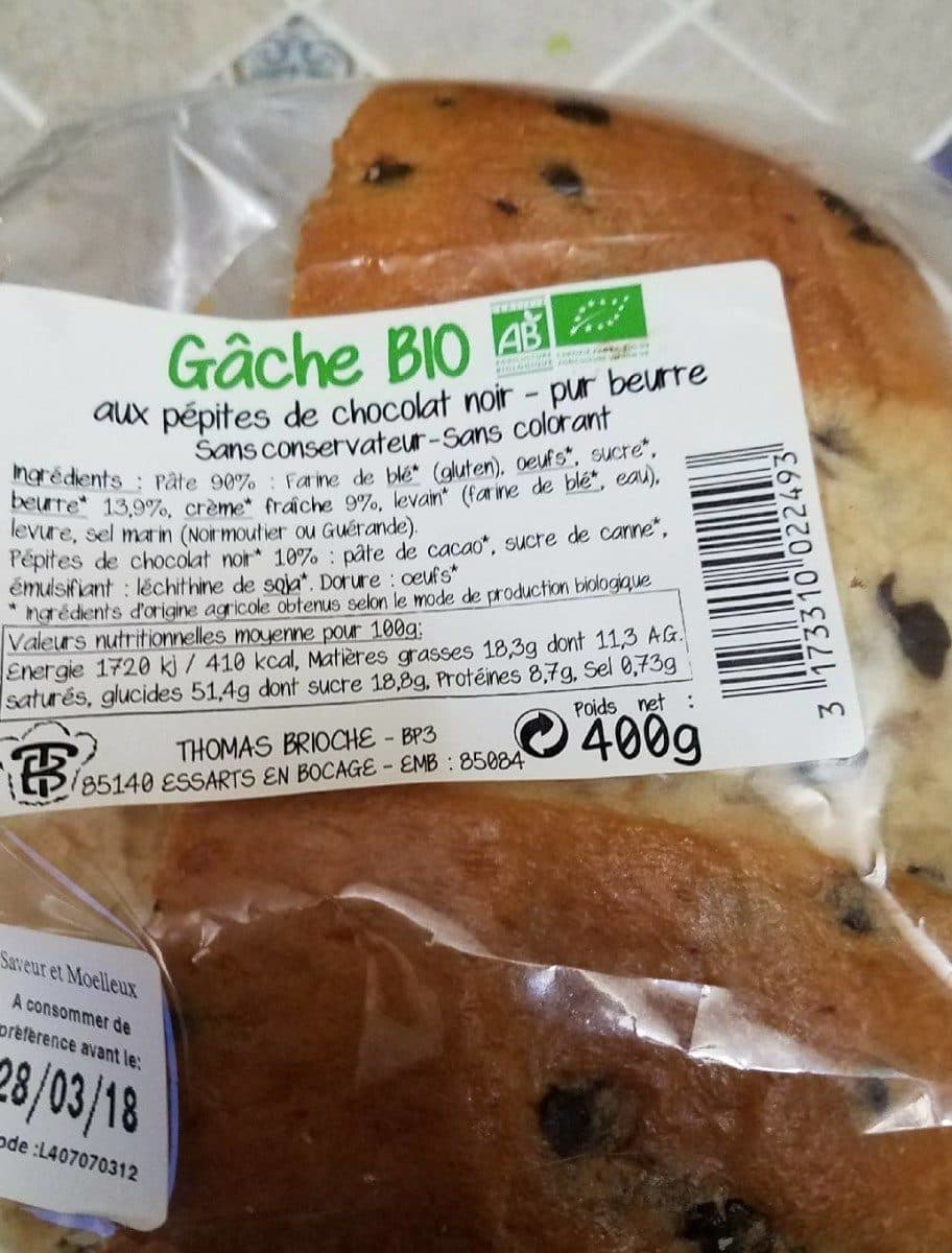 Thomas Brioche Gâche bio packshot