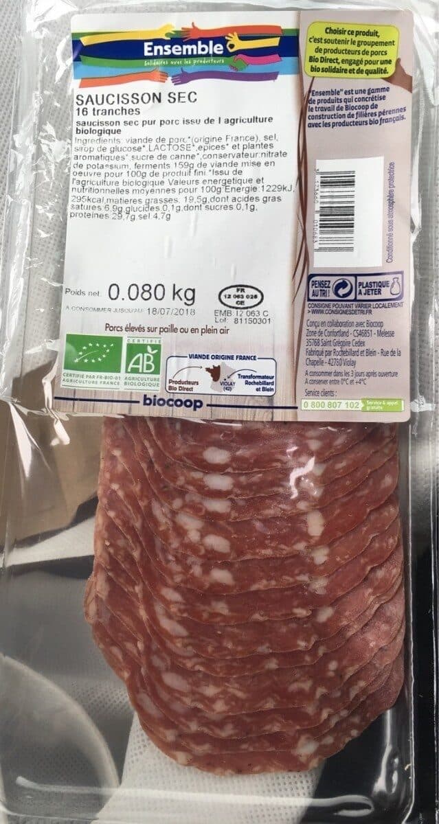 ensemble SAUCISSON SEC packshot