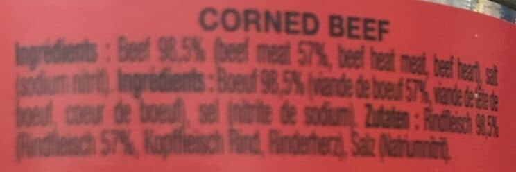 Liberty Liberty Corned Beef packshot