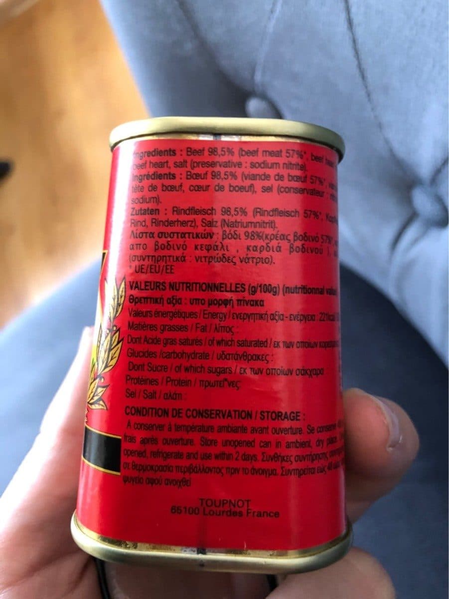 Open Food Facts Liberty Corned Beef packshot