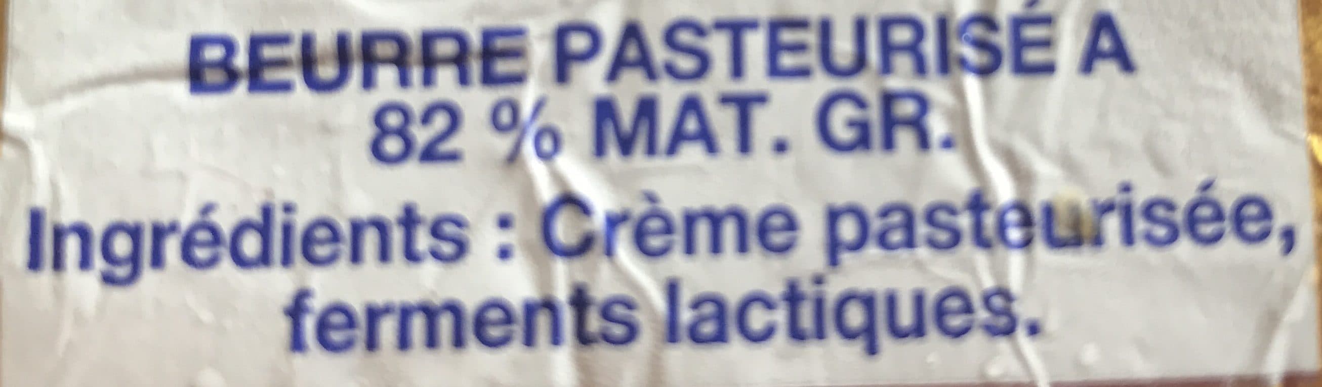 Laiterie Verneuil Beurre Doux Extra-fin packshot