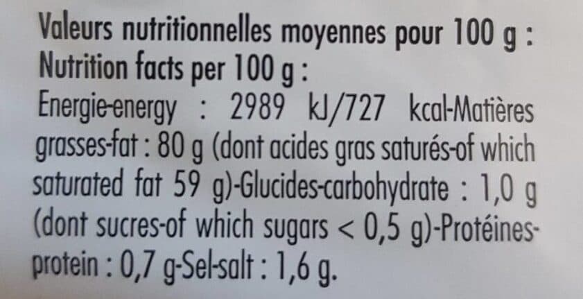 Verneuil Beurre packshot