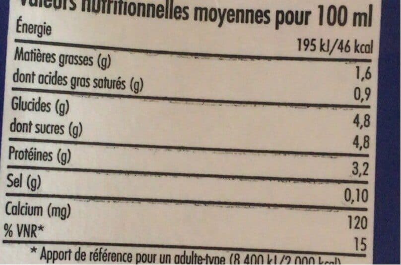 Laiterie Verneuil Touraine-Berry Lait demi ecreme Verneuil packshot