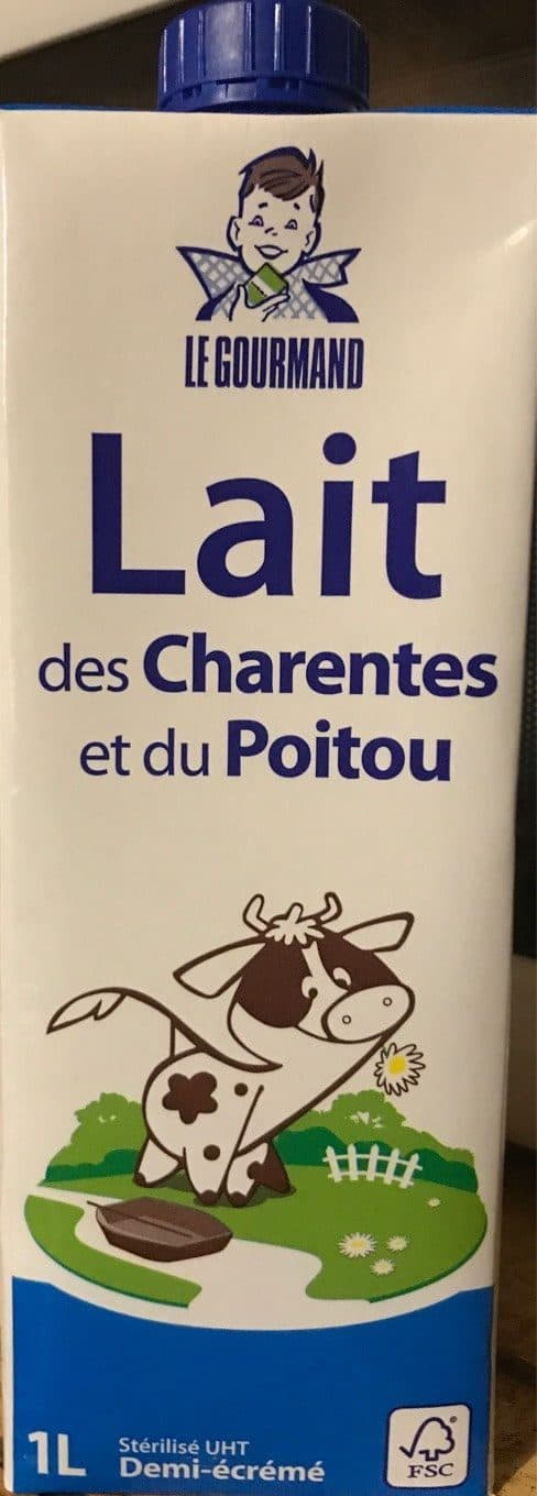 Le Gourmand Lait des Charentes et du Poitou packshot