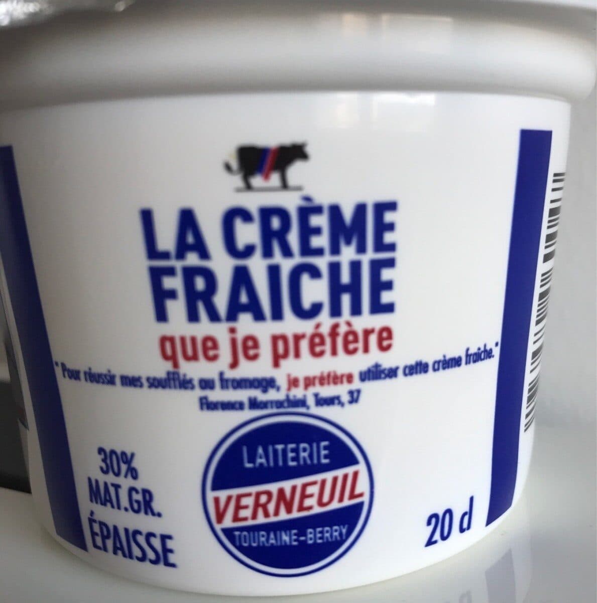 Verneuil Creme fraiche que je préfére packshot