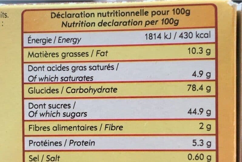 Open Food Facts Langue de chat packshot