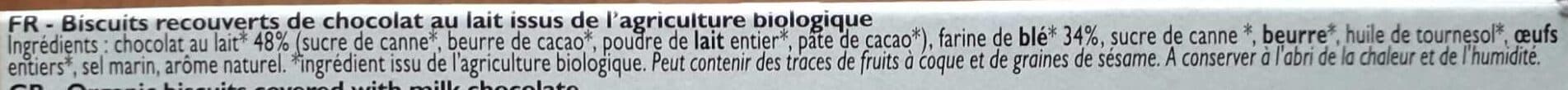 Bio Albon Bâtonnet chocolat au lait packshot
