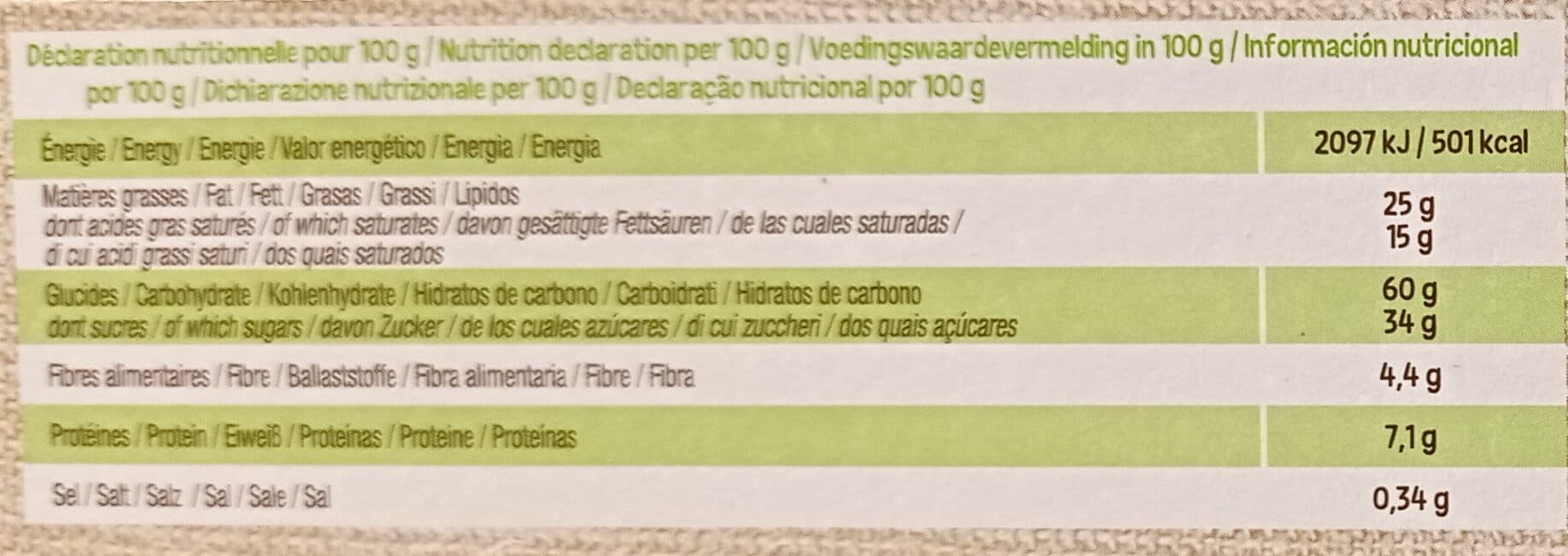 Bioalbon Petit beurre tablette de chocolat noir packshot