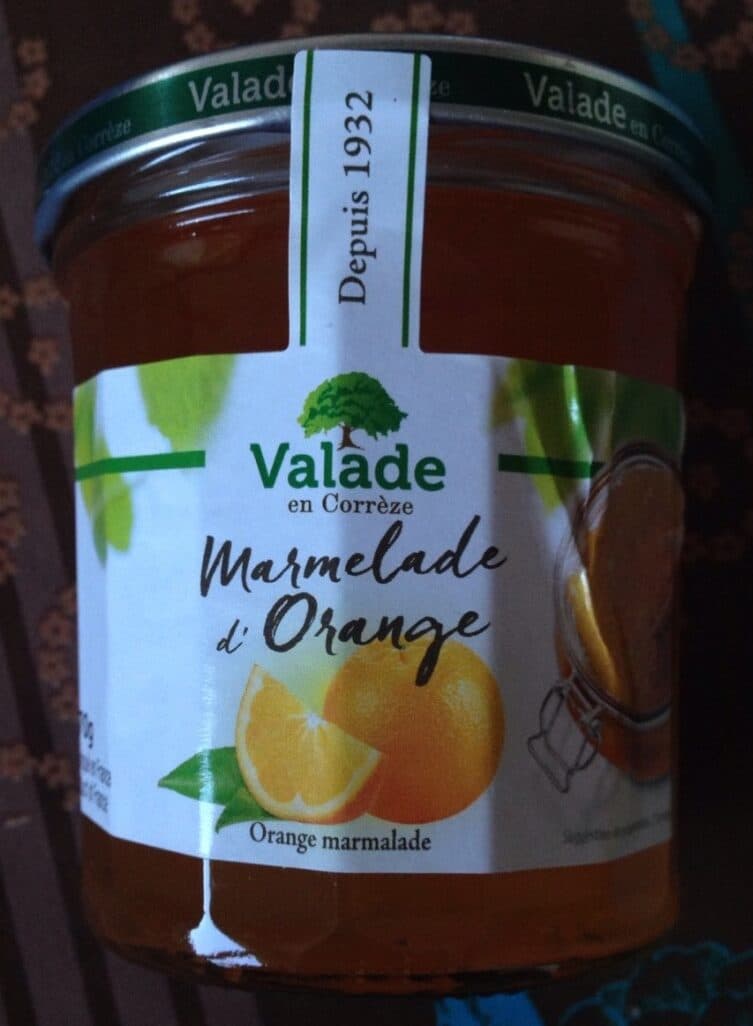 Valade Marmelade d' orange packshot