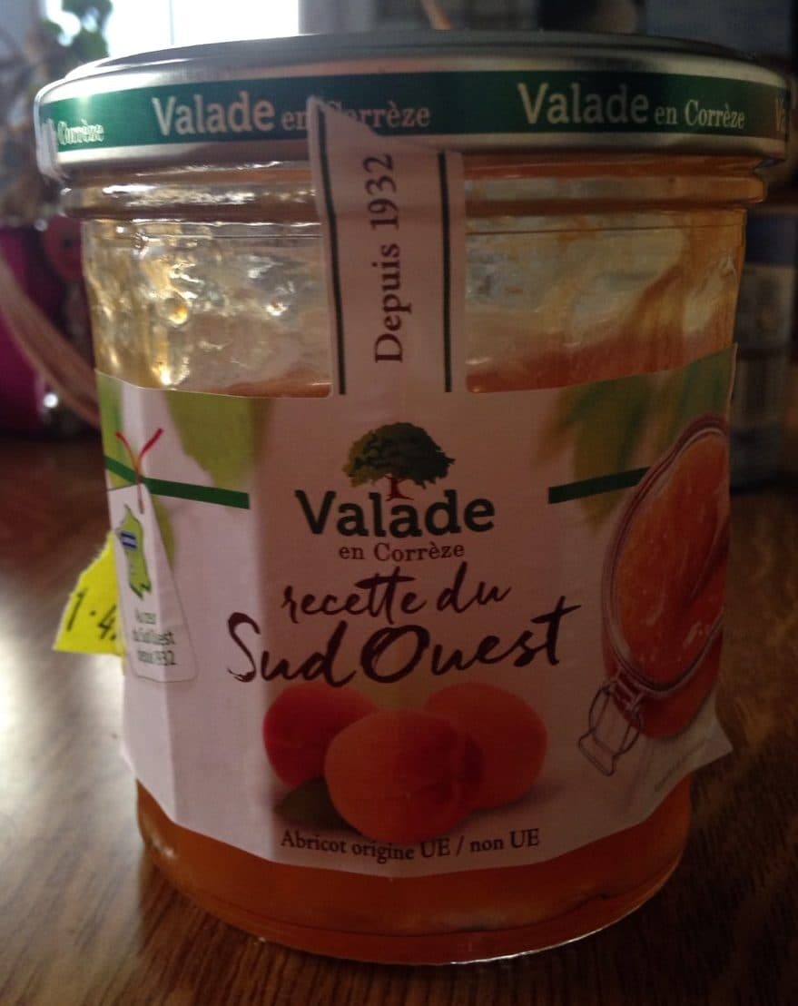 Valade Confiture abricot packshot