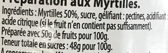 Valade Recette du Sud-Ouest Myrtille packshot
