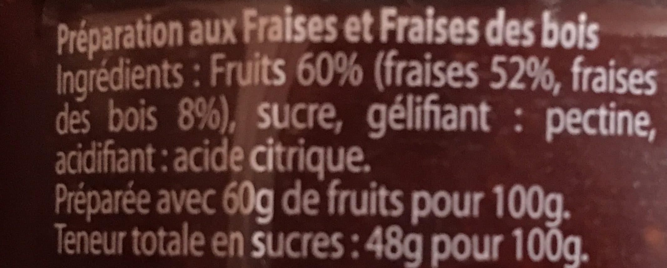 Léonce Blanc Confiture Fraise / Fraise des bois packshot