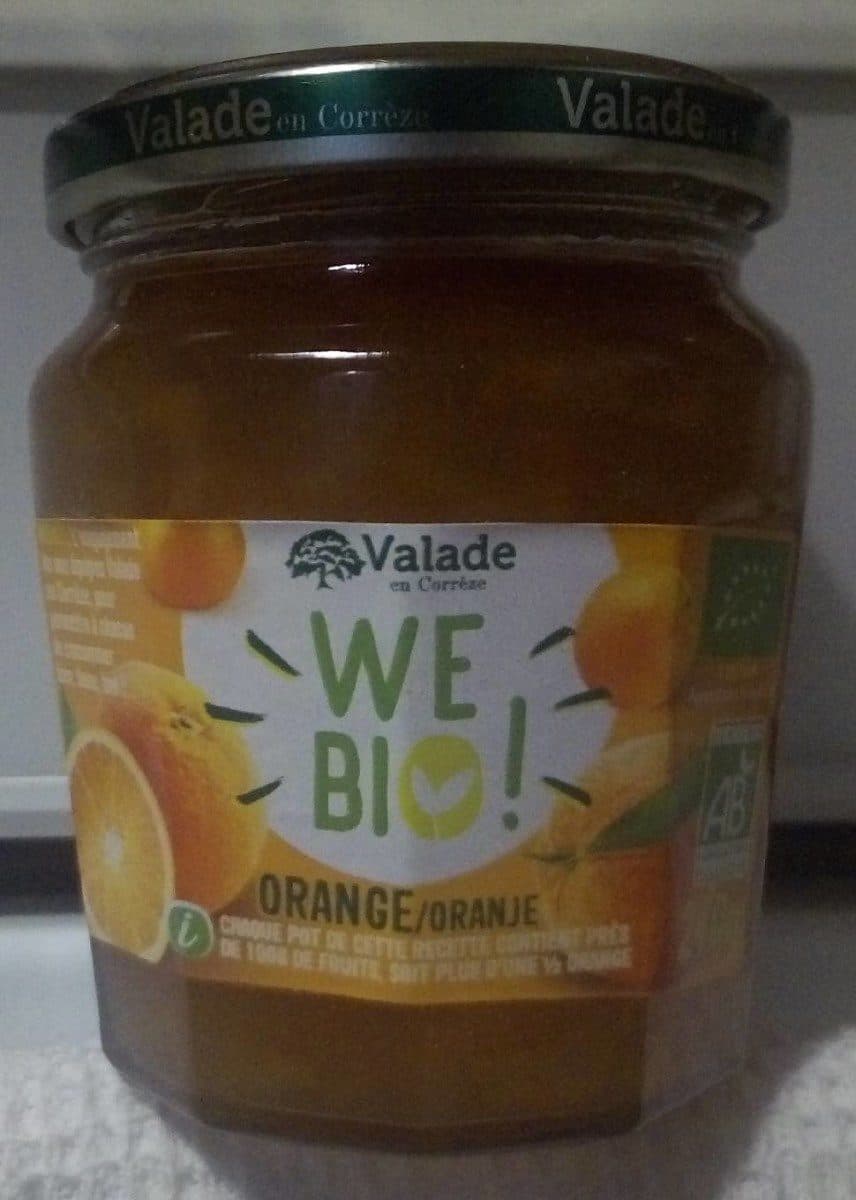 Valade We Bio - Préparation d'orange packshot