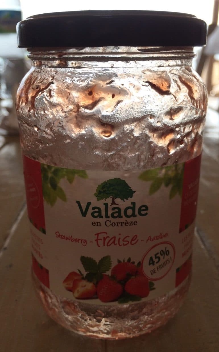 Valade Confiture fraise packshot
