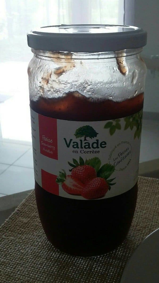 Valade en Corrèze Confiture de fraise packshot