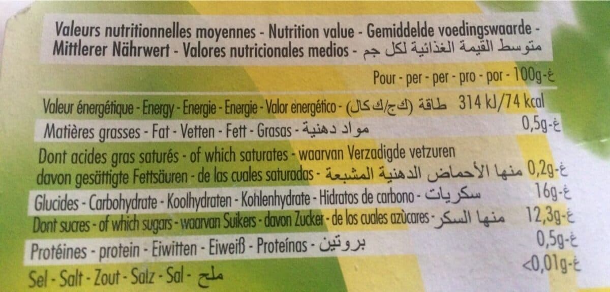 Open Food Facts Moulinés de fruits packshot