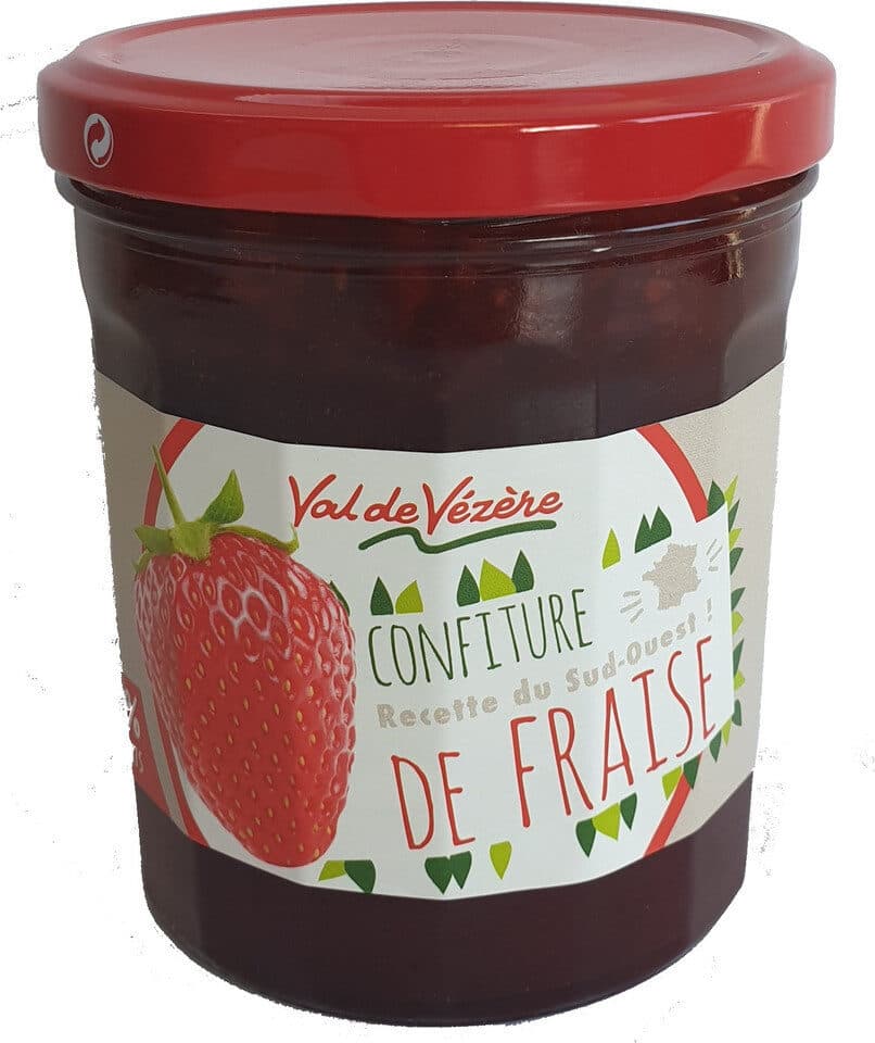 Val de Vézère Confiture fraise packshot