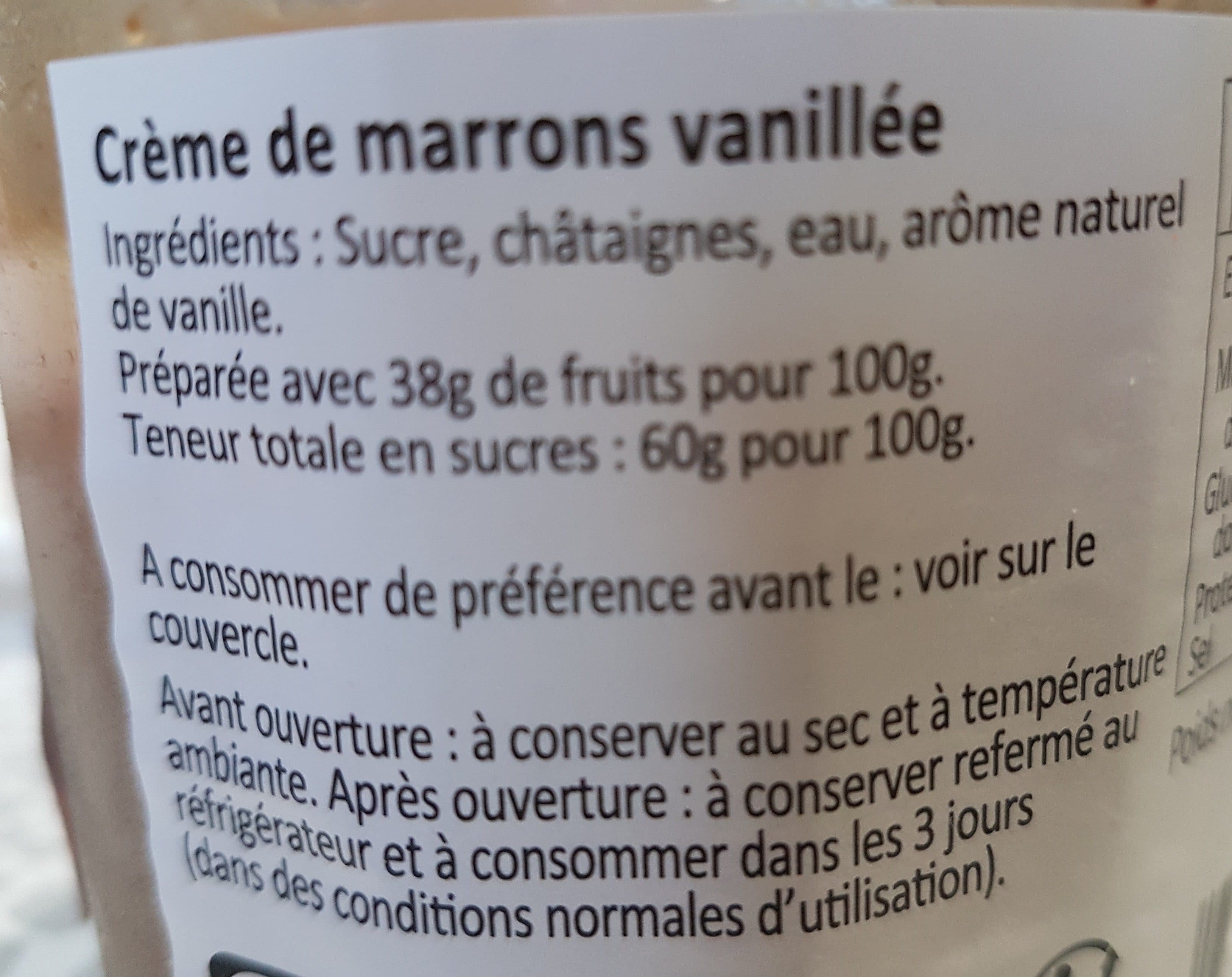 Val de Vézère Crème de marrons packshot